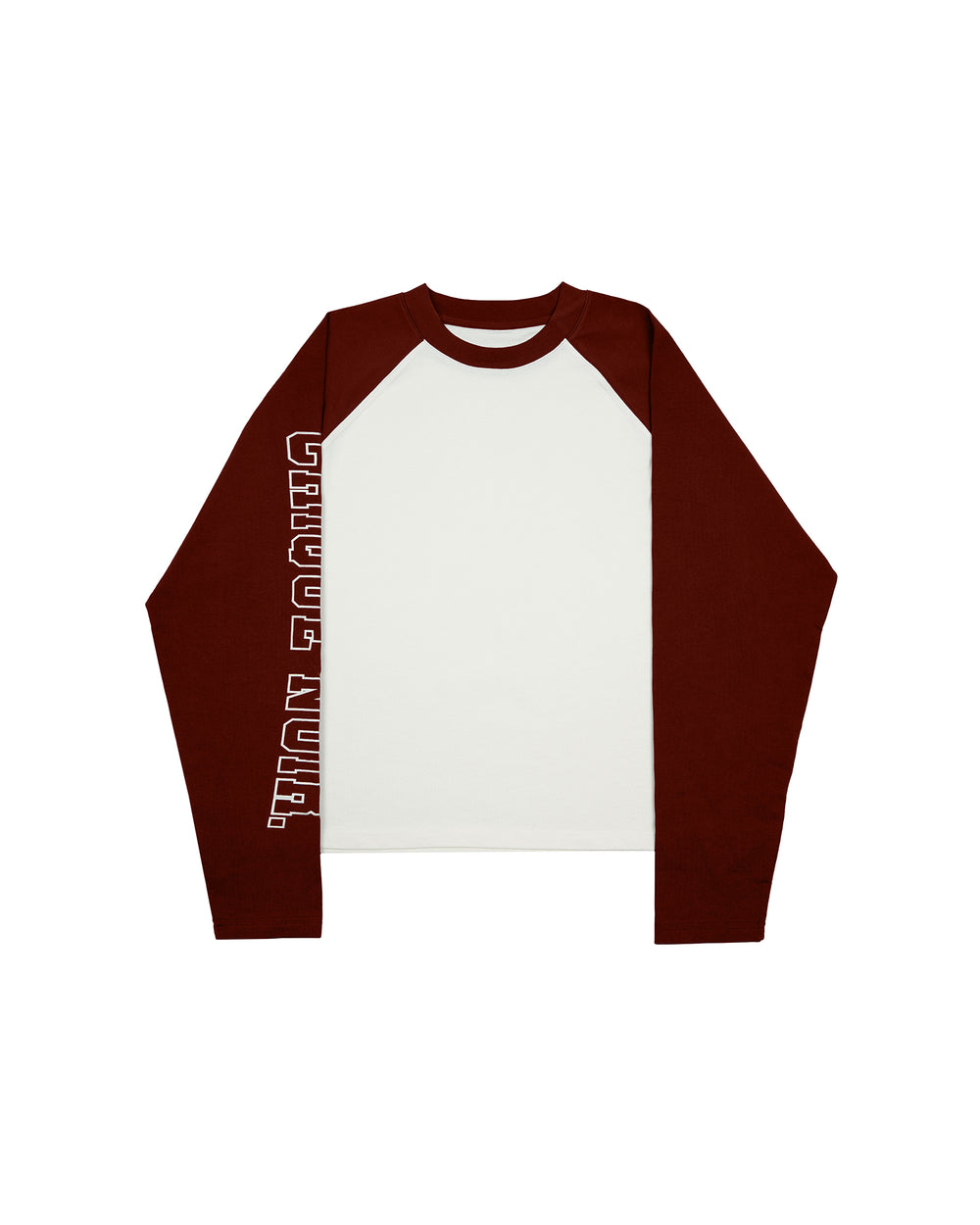TWO TONE LONGSLEEVE | OFF-WHITE/CHERRY