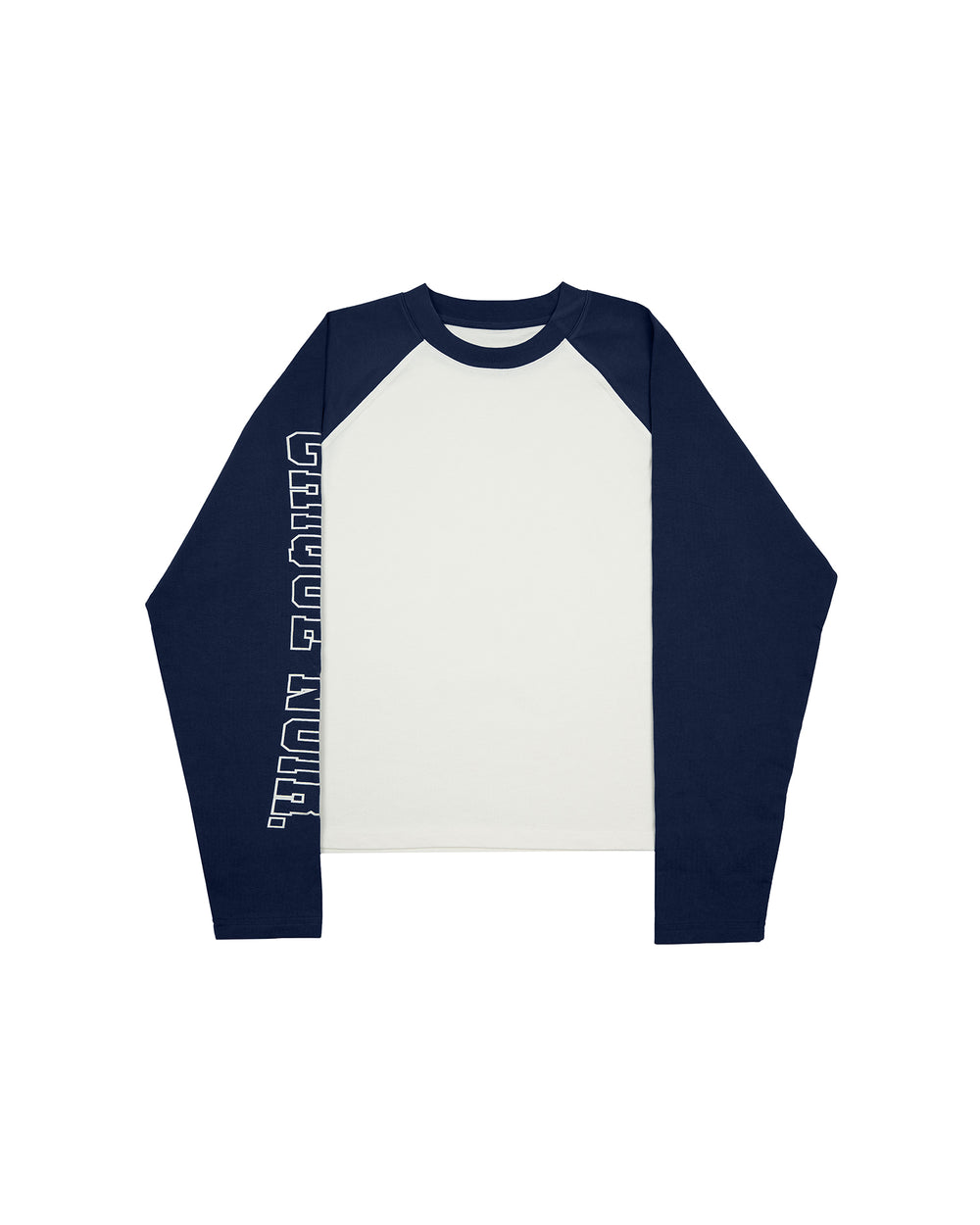 TWO TONE LONGSLEEVE | OFF-WHITE/NAVY