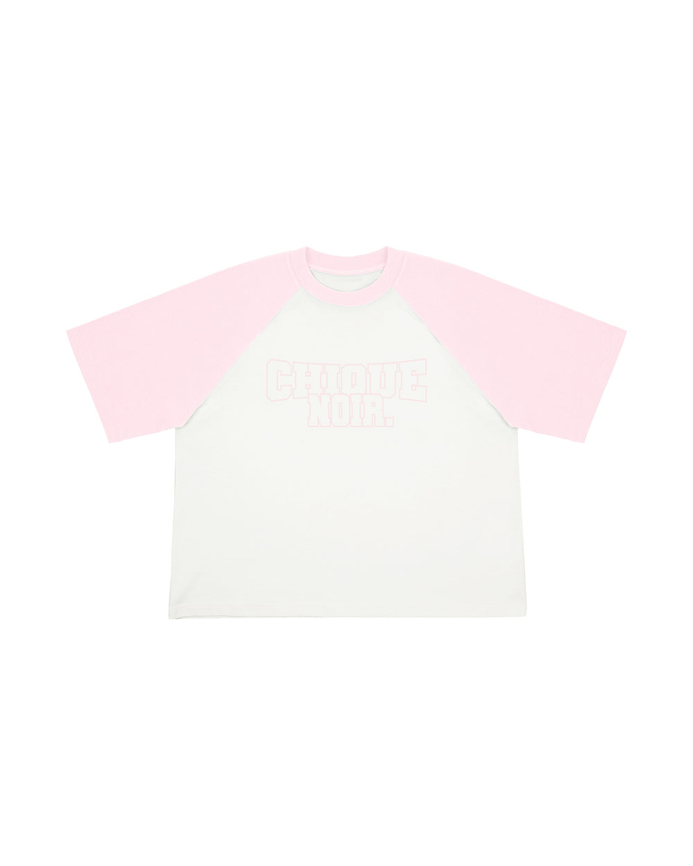 TWO TONE TEE | OFF-WHITE/PINK