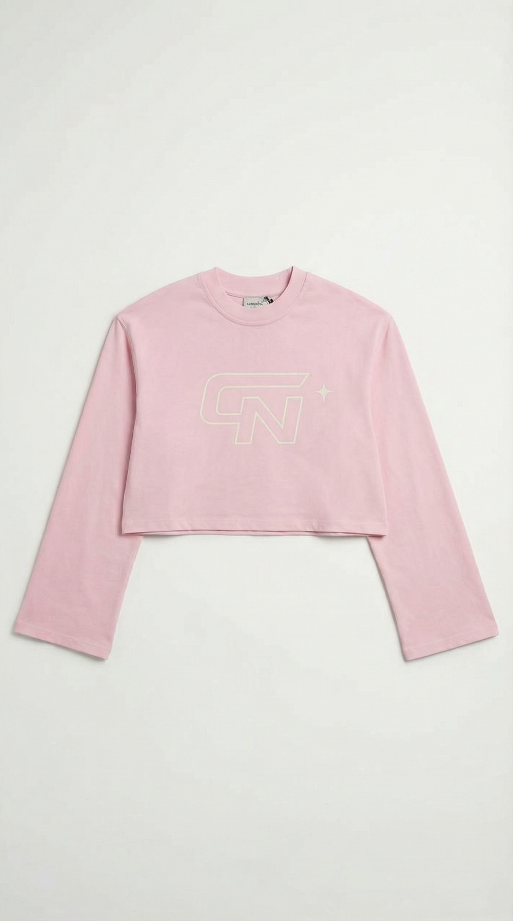 WOMEN CROPPED LONGSLEEVE - PINK